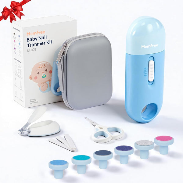 Baby Nail File Electric, 4-in-1 Battery Powered Baby Nail Trimmer Electric with