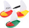 Toyvian DIY Bath Toy Boat & Sailboat 3PCS for Kids Toddler Mold-Free,
