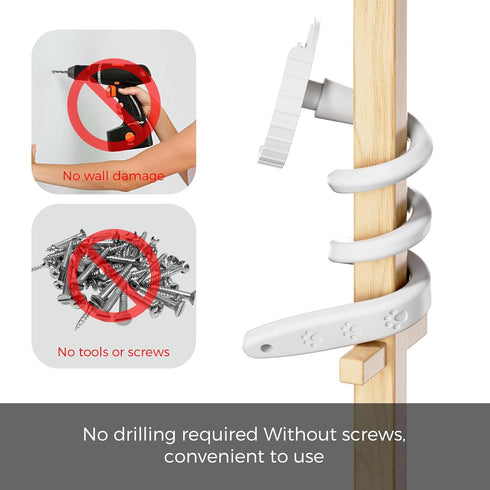 honecumi DXR-8 DXR-8 17.7in Baby Monitor Mount Compatible with Infant Optics & PRO, Flexible Silicone Twist Camera