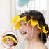 Baby Shower Cap, Adjustable Silicone Bathing Hat for Kids, Soft Protection Visor Cap for Toddler Children 1-12 Years