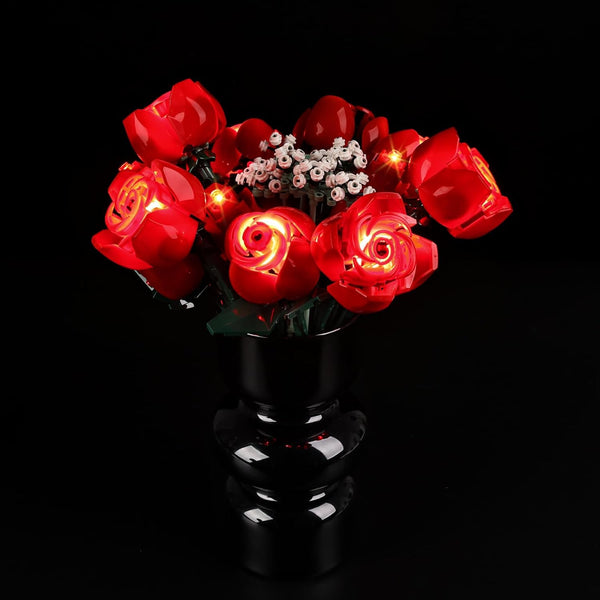 BrickSoul LED Light Kit for Lego Rose Bouquet Set, Light Up Legos - NO Lego Blocks Set (Standard Version)