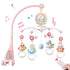BOBXIN Baby Musical Crib Mobile for Bassinet with Projector and Night Light,150