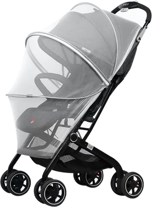 Mosquito Net for Stroller - Encrypted Full Cover with Double Zipper, Breathable & Foldable Netting