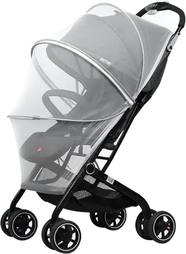 Mosquito Net for Stroller - Encrypted Full Cover with Double Zipper, Breathable & Foldable Netting