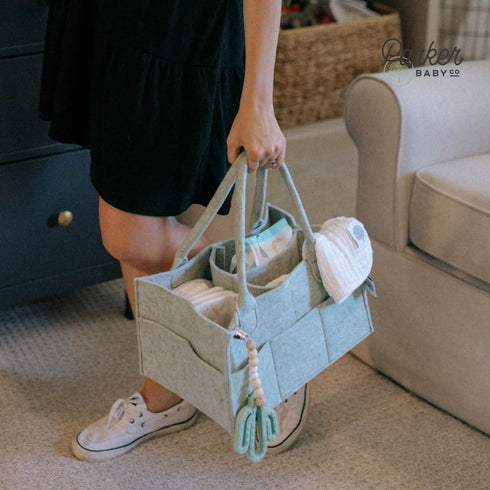 Parker Baby Diaper Caddy - Stylish Storage for Nursery Essentials