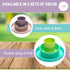 melii Non-Suction Silicone Plate, Bowl and Cup Set for Toddlers, Kids and Children (Purple, Grey, Pink)