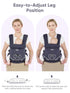 3 10-44lbs, bonoch Baby Carrier Newborn to Toddler - EaseFit Adjust Knob for Baby Hip Healthy Develop, Ergonomic Cotton