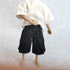 1/12 Scale Male Clothes, Men's T-Shirt and Pants for 6 Inch Action Figure Body Doll (A)
