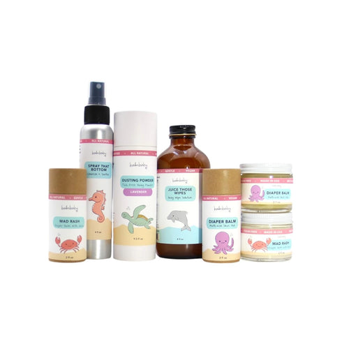 Mad Rash Diaper Balm with Zinc by Balm Baby Natural Diaper Rash Cream & Multipurpose Baby Skin Ointment with Calendula
