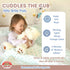 14 inches Cuddle Barn - Nite Brite Pals Cuddles the Cub | Large Glowing Musical Extra Soft Teddy Bear, LED Nightlight