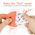 HOTUT 2Pack 0-6 6-12 Silicone Teething Mitt, Rabbit Baby Teething Toy for Months, Food Grade Silicone Infant Teething