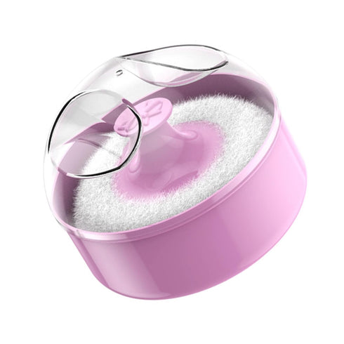 Ldbuejiaja Powder Puff with Case Infant Body Powder Puff Empty Loose Powder Box Body Cosmetic Powder Puff