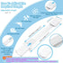 Syican 8-Pack Cabinet Locks Baby Proofing - Child Proof Drawer Locks, Multi-Purpose for Drawers, Fridge, Toilet Seat