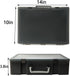 Portable Miniature Figure Storage & Carrying Case, 4 Foam Layers fits 108 Infantry Minis & Pick & Pluck for Large