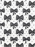 CZXW 52" 28" Black Bows Crib Sheets Fitted x Natural Cotton Soft & Breathable for Baby Crib Mattress