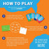 7, 8, 9, 10 (3-6 Fletter Dash, A Fun Fill-in-The-Blanks Strategic Word Card Game for All Ages | Fun and Strategic Word