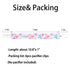 6 Pack 6DBP06 ALVABABY Baby Pacifier Clips Paci Universal Holder Leash Pacifier Clip Binky Holder for Teether Soothie