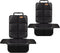 Car Seat Protector, 2 Pack, Thickest Padded 600D Fabric, Waterproof, Durable, Anti Slip Backing for Child Seat