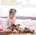 Toddmomy Black Felt Hangers, 10Pcs Mini Clothes Hangers for Doll Clothes, Ken Doll Accessories