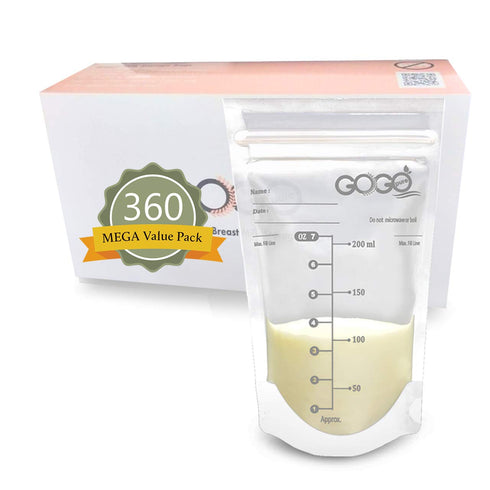 GOGO pure 360 CT (6 Pack of 60 Bags) MEGA Pack Breastmilk