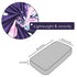 Purple Flower Diaper Changing Pad Cover, Soft Breathable Changing Mat Sheets for Newborn Girls