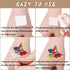 Art Temporary Tattoo Paint Birthday Party Favors, Creative Stickers for Kids, 24 Sheets (144PCS) Classroom School Prizes