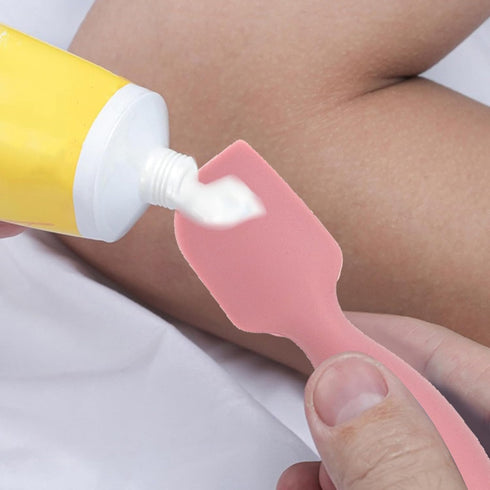 Masyrt 4Pcs Silicone Baby Diaper Cream Spatula, Soft, Baby Butt Paste Applicator, Diaper Cream Brush - Ideal Mini Butt
