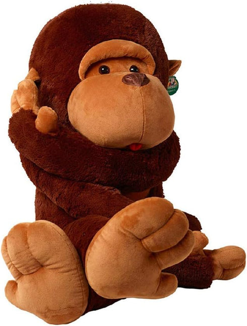 YunNasi (43.3 Inches) Large Stuffed Monkey Giant Monkey Stuffed Animal Big Gorilla Plush Toy for Kids and Girlfriends