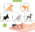 Volnau Dog Figurines Animal Toys - 10PCS Mini Puppy Figures for Kids, Toddlers Decorations, Educational Cake Topper Set