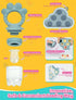 Baby Breastmilk Popsicle Molds & Fruit Food Feeder Pacifier, Silicone Baby Food Storage Containers, Baby Popsicle Molds
