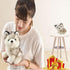 9.8-Inch Cute Stuffed Husky Dog Plush Toy - Perfect Gift for Kids