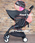 Universal Sun Shade for Baby Stroller, UV Protection Rainproof Cover for Pram, Pushchair, Blackout Parasol for Travel