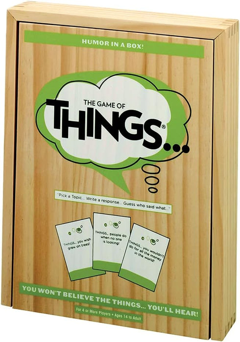 Game of THINGS... Hilarious Party Game for Ages 14+, You Won't Believe the THINGS You Hear