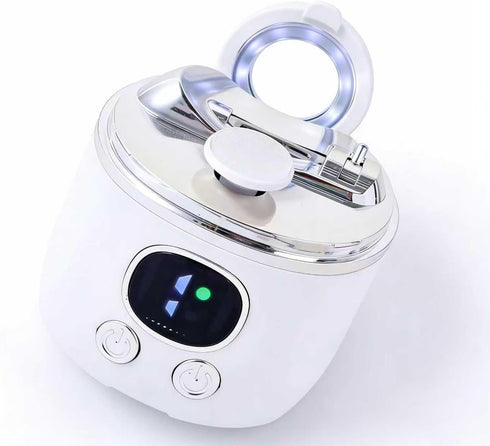 Whoalty Electric Nail Clipper with LED Light, Quiet 2-Speed Automatic Nail Trimmer and