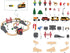 Giant Bean 72PCS Wooden Train Tracks & Trains, Gift Packed Railway Kits for Kids, Toddler Boys and Girls 3 Years+