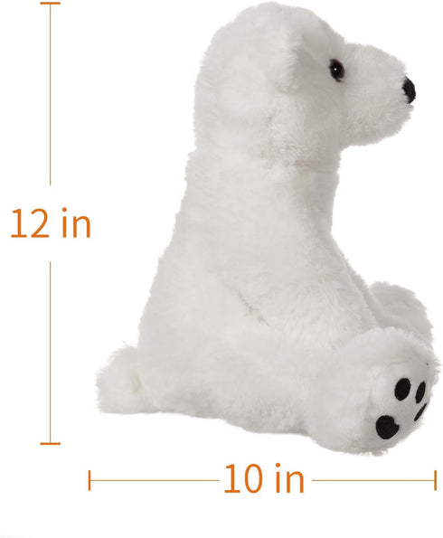 12 Inches Apricot Lamb Toys Plush White Polar Bear Stuffed Animal Soft Cuddly Perfect for Child Medium