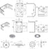 RDS5160 60 180 270 1/5 (180) Servo kg RC Digital Servo High Torque Mental Gear Degree with U-Shaped Mount Disc for RC
