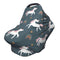 Schgap Unicorn Baby Car Seat Covers Canopy, Nursing Cover Breastfeeding Baby Carrier Covers