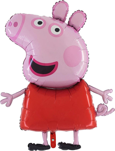 Grabo 37 Inch Peppa Character Foil Balloon, Kids Party Balloons