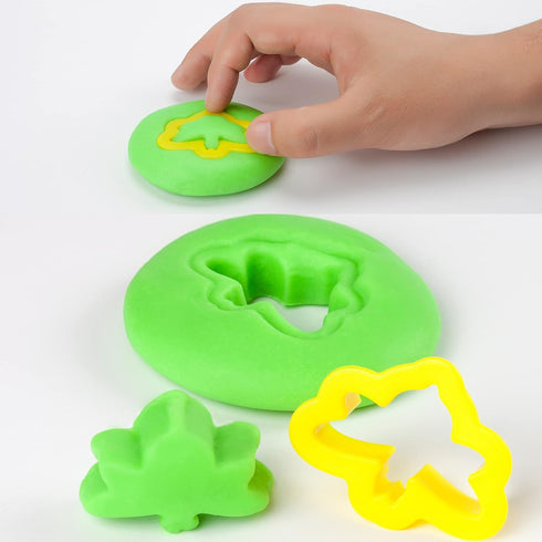 Dough Tools Set for Kids Ages 2-4 - 25pc Creative Play Accessories with Molds and Cutters