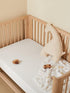 2 Pack 28"x52"x8", TILLYOU Baby Crib Sheets for Boys Girls, Fitted Crib Sheet for Standard Crib and Toddler Mattresses