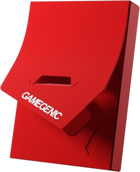 Gamegenic Cube Pocket 15+ Deck Box - Slim Card Holder for TCGs, LCGs, Board Games, Red Color, Modular System