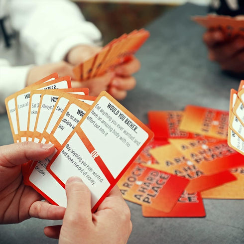 A Rock & A Hard Place Would You Rather - Card Game for Adults, Party Games for Game Night