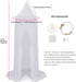 THREENTDAY LImiLI Bed Canopy for Girls and Kids Hanging Mosquito Net for Baby Crib Nook Castle Game Tent Nursery Play