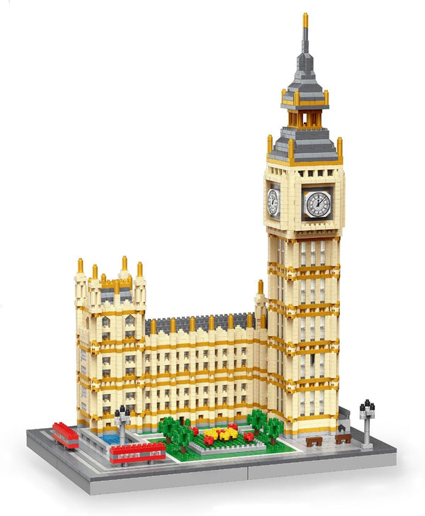 London Big Ben Famous Architecture Micro Mini Building Blocks Crafted Replica, Leisure and Entertainment Toys