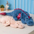 35.4" 5Lbs, Adults(2025 Weighted Dragon Stuffed Animal Medium Blue Weighted Plush Dragon Toy for Kids and Weighted