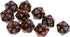 Yiotfandoll 10PCS D20 20mm 20 Polyhedral Dice Acrylic Sided Dice for RPG MTG DND Table Games (Red Blue)