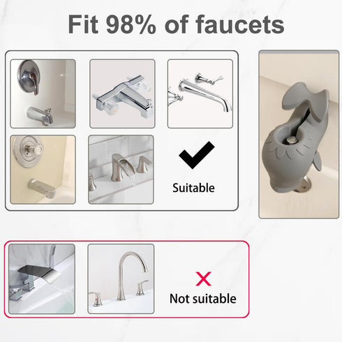 Bath Spout Cover, Faucet Cover Baby Protector Bath Tub Faucet Cover Protector for Kids, Silicone Bathtub Spout Cover