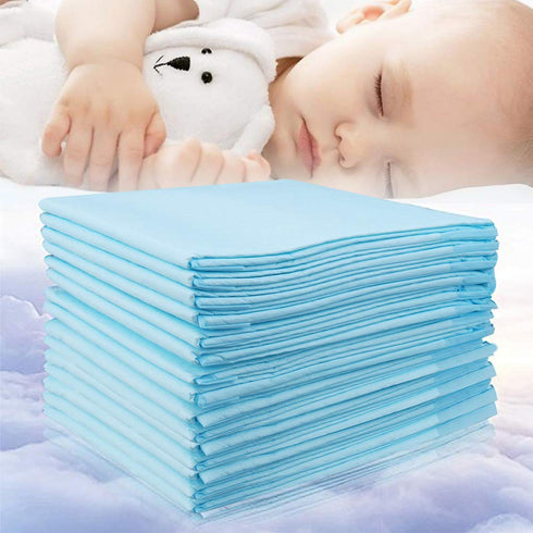 Zdolmy Baby Disposable Changing Pad, 20Pack Soft Waterproof Mat for Diaper Changing Table & Mat