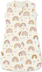 Juaugusep Toddler Sleeping Sack Cartoon Zipper Sleeveless Baby Wearable Blanket Swaddle Sleep Bag